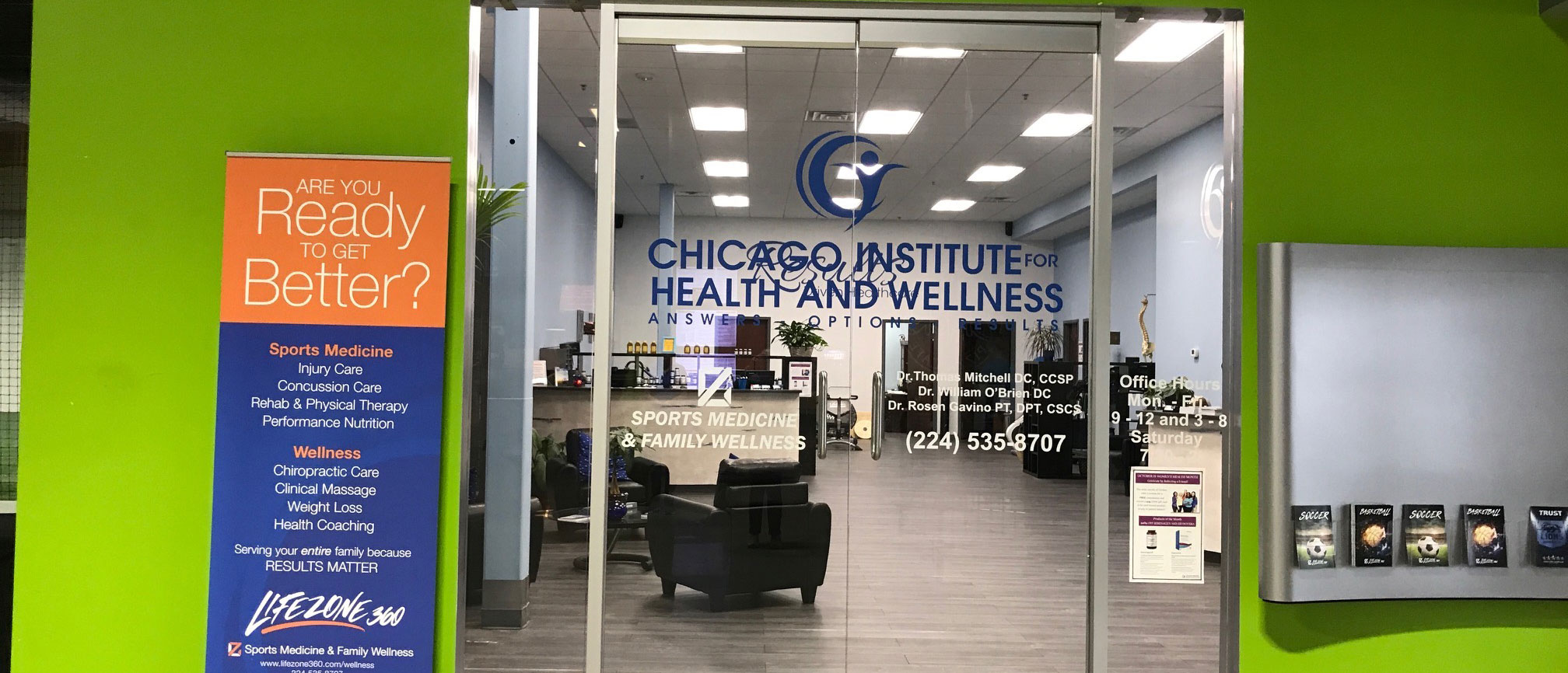 Institute storefront in West Dundee