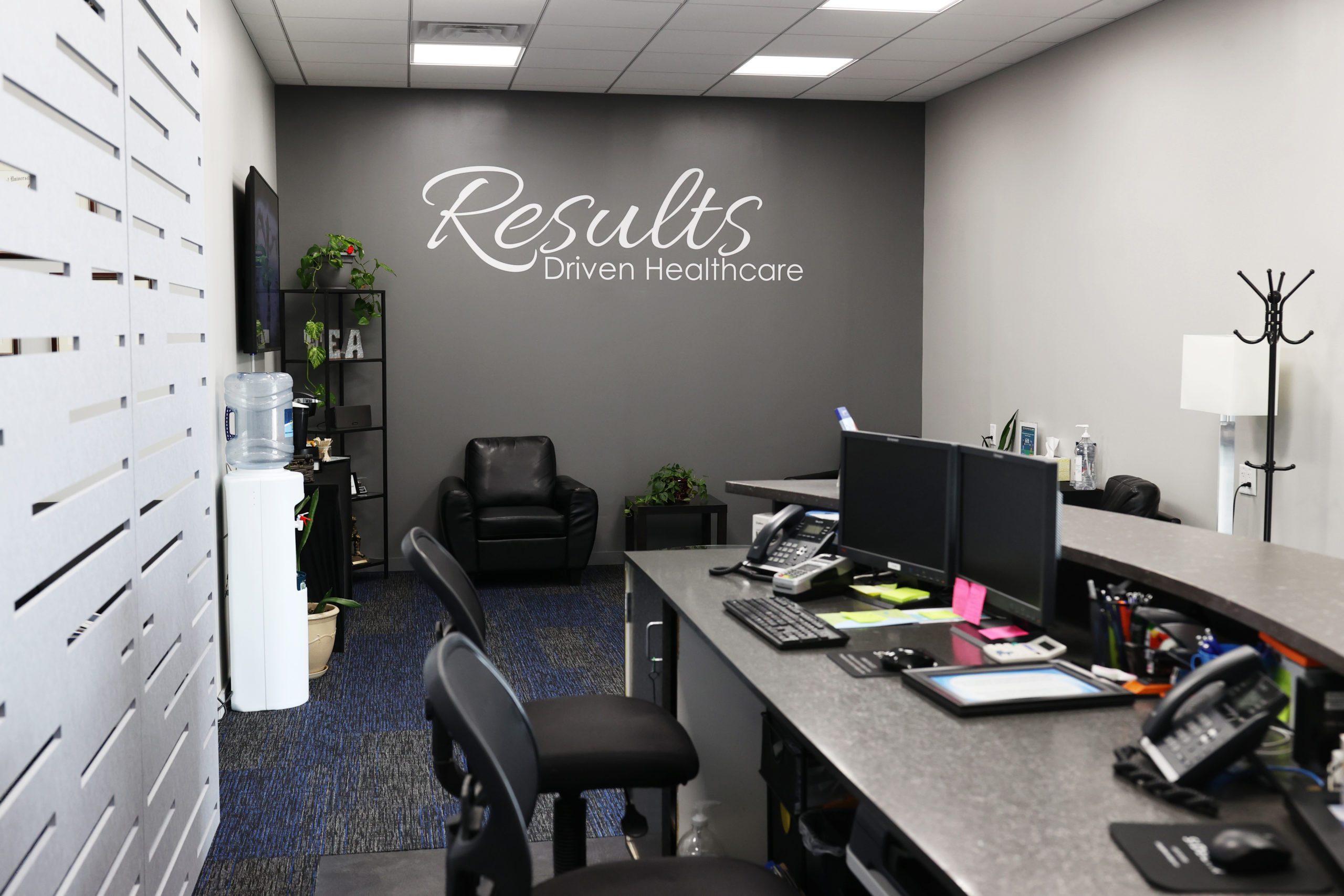 Mobility work inside the West Dundee treatment studio