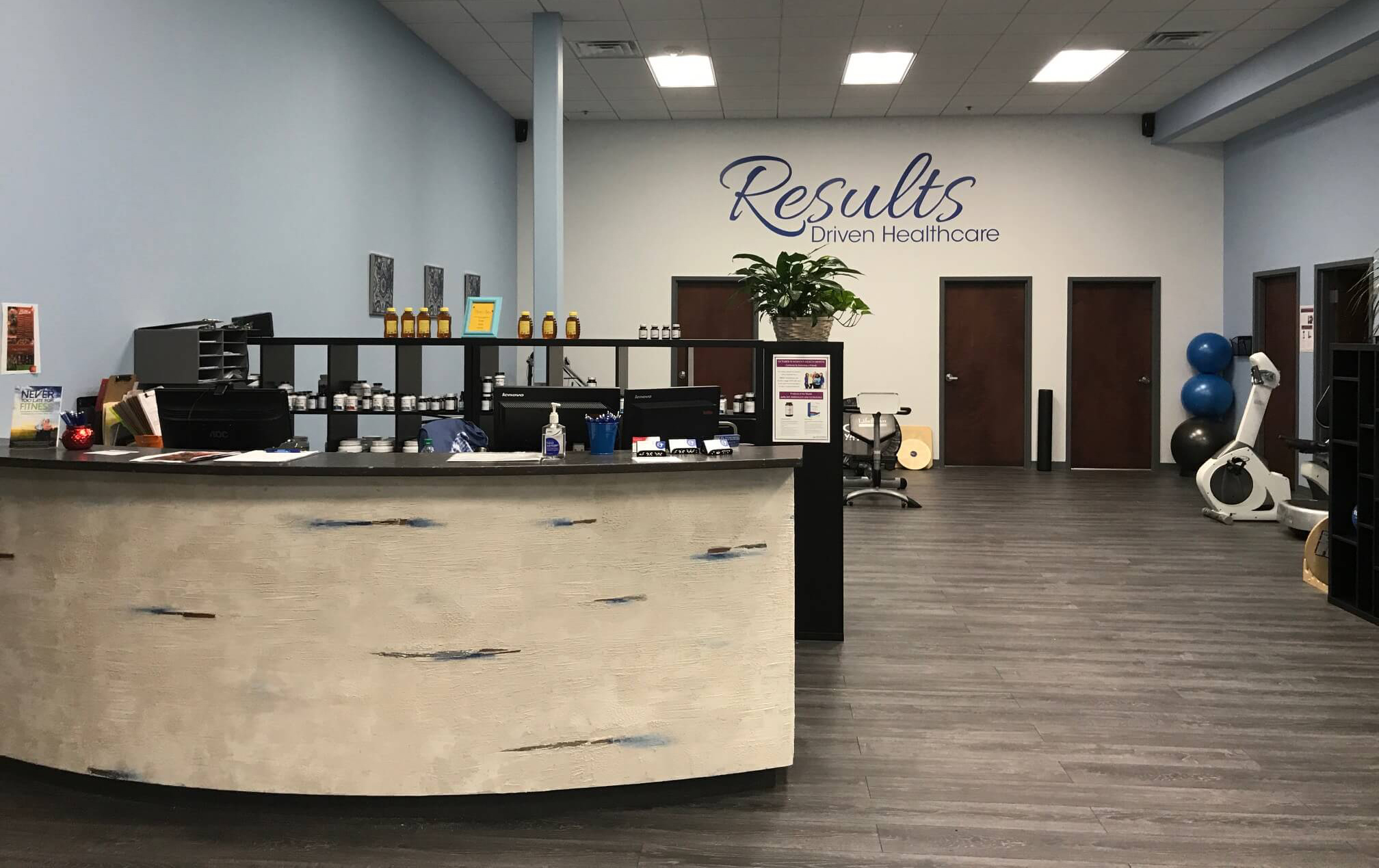 Soft-tissue therapy room at CIHW